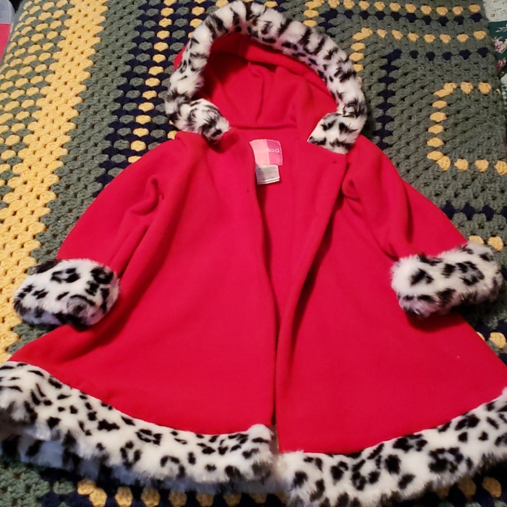 Cute Red swing jacket - Picture 2 of 4